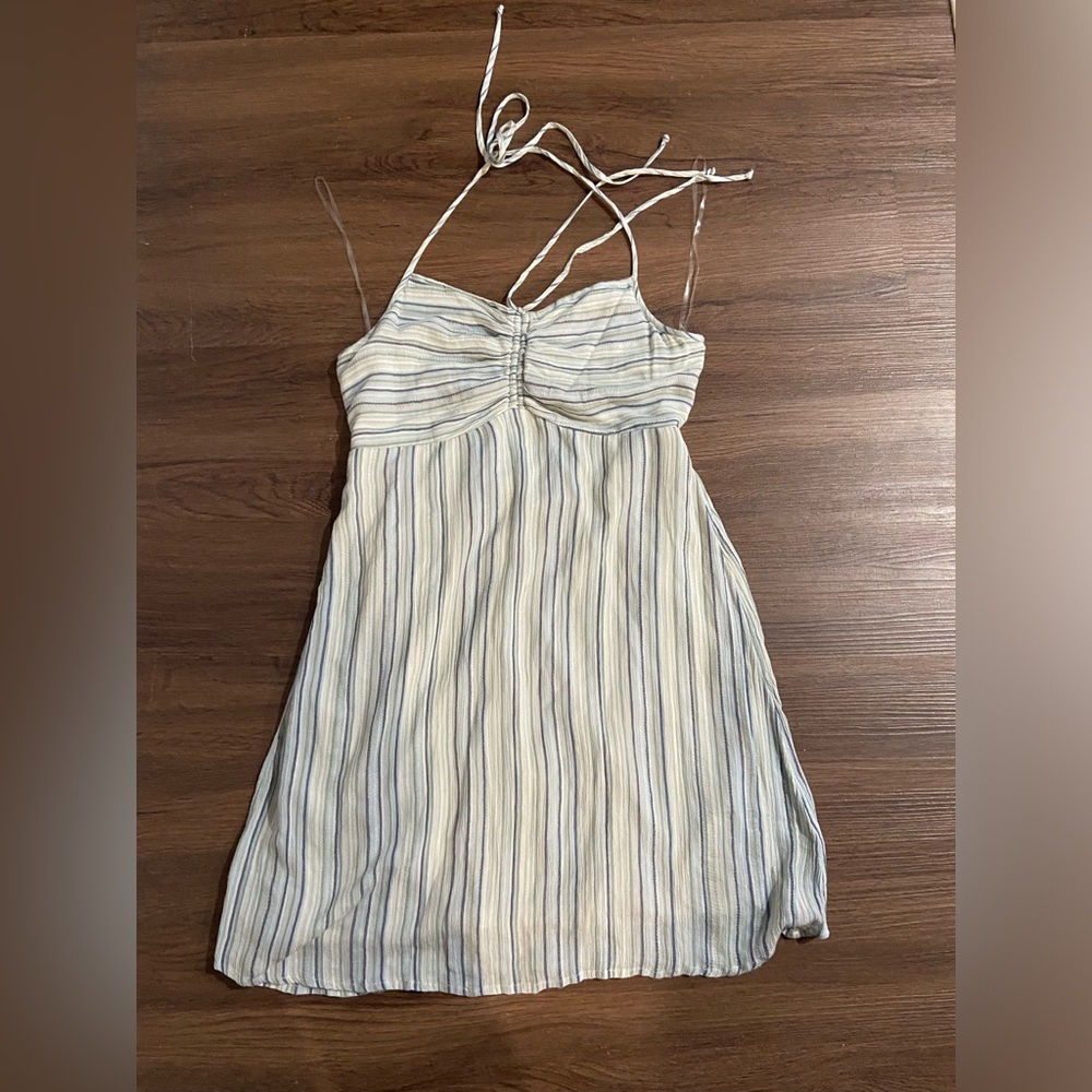 NWT American Eagle Striped Halter Dress